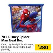 Disney 70Ltr Spider Man Neat Box