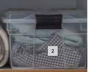 26Ltr Clear Storage Box