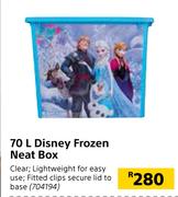Disney 70Ltr Frozen Neat Box