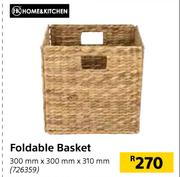 Home & Kitchen Foldable Basket 300mm x 300mm x 310mm