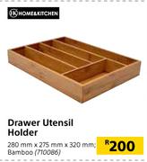 Home & Kitchen Drawer Utensil Bamboo Holder 280mm x 275mm x 320mm