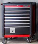 Mastercraft 7 Drawer Mobile Trolley Overall Size-769mm(l) x 447mm(w) x 993mm(h)