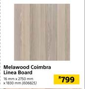 Melawood Coimbra Linea Board-16mm x 2750mm x 1830mm