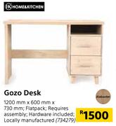 Home & Kitchen Gozo Desk-1200mm x 600mm x 730mm