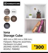 Home & Kitchen Iona Storage Cube-400mm x 290mm x 538mm