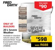 Fired Earth Severe Weather-20Ltr
