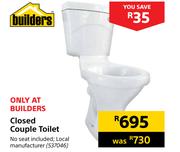 Builders Closed Couple Toilet