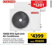 Goldair 12000 BTU Split Unit Air Conditioner