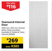 Townsend Internal Door-2032mm x 813mm
