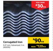 Corrugated Iron-Each