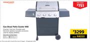 Megamaster Gas Braai Patio Sizzler 440