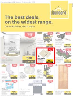 Builders Eastern Cape : The Best Deals On The Widest Range (21 Aug - 16 Sept 2018), page 1
