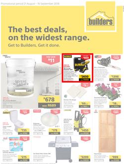 Builders Eastern Cape : The Best Deals On The Widest Range (21 Aug - 16 Sept 2018), page 1