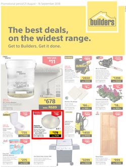 Builders Eastern Cape : The Best Deals On The Widest Range (21 Aug - 16 Sept 2018), page 1