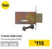 Yale 5-Lever Gate Lock