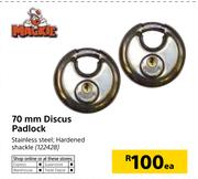 Mackie 70mm Discus Padlock-Each