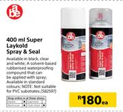 Abe Super Laykold Spray & Seal-400ml Each