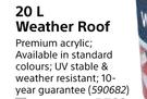 Duram Weather Roof-20Ltr