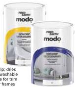 Fired Earth Non Drip Satin Enamel-5Ltr Each