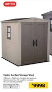 Keter Factor Garden Storage Shed-1780mm x 2080mm