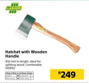 Lasher Hatchet With Wooden Handle