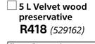 Fired Earth Velvet Wood Gloss Varnish Preservative-5Ltr