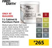 Fired earth cabinet and sales furniture paint