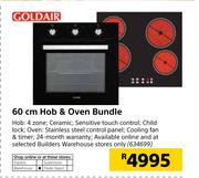Goldair 60cm Hob & Oven Bundle