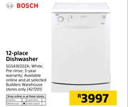 Bosch 12 Place Dishwasher SGS43E02ZA