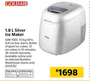 Goldair 1.8Ltr Silver Ice Maker GIM-100S