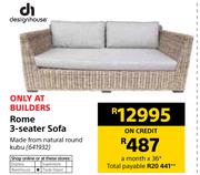 Design House Rome 3 Seater Sofa