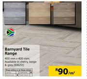 Barnyard Tile Range-400mm x 400mm Per Sqm
