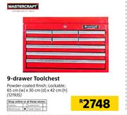 Mastercraft 9 Drawer Toolchest
