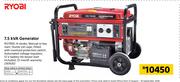 Ryobi 7.5 KVA Generator