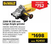 DeWalt 2200W 230mm Large Angle Grinder