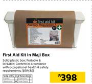 First Aid Kit In Maji Box
