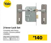 Yale 2 Lever Lock Set