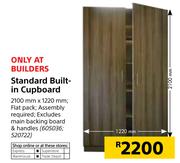 Standard Built In Cupboard-2100mm x 1220mm