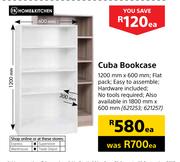Home & Kitchen Cuba Bookcase-1200mm x 600mm Each