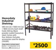 Heavy Duty Industrial Shelving-540mm(d) x 1500mm(w) x 1830mm(h)