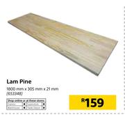 Lam Pine-1800mm x 305mm x 21mm