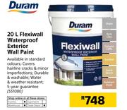 Duram Flexiwall Waterproof Exterior Wall Paint-20Ltr