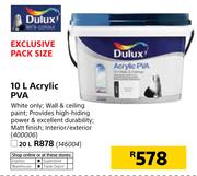 Dulux Acrylic PVA-20Ltr