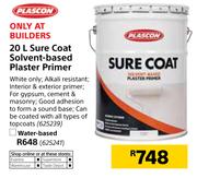 Plascon Sure Coat Water-Based Plaster Primer-20Ltr