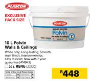 Plascon Polvin Walls & Ceilings-10Ltr