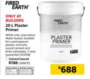 Fired Earth Plaster Primer Water Based-20Ltr