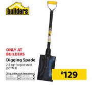 Builders Digging Spade