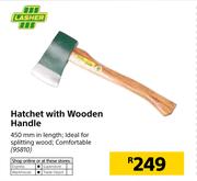 Lasher Hatchet With Wooden Handle
