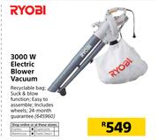 Ryobi 3000W Electric Blower Vacuum