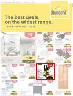 Builders Western Cape : The Best Deals On The Widest Range (21 Aug - 16 Sept 2018), page 1
